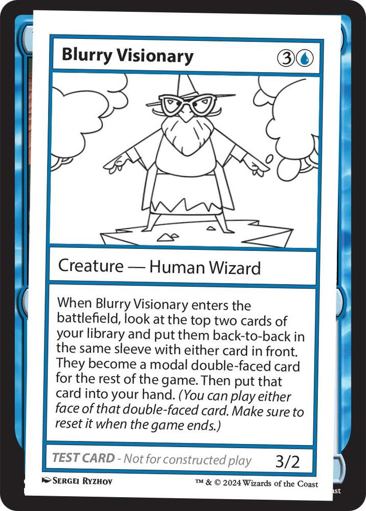 Blurry Visionary, Mystery Booster 2 Playtest Cards #563981