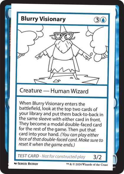 Blurry Visionary, Mystery Booster 2 Playtest Cards #563981