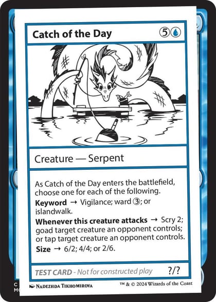 Catch of the Day, Mystery Booster 2 Playtest Cards #563983