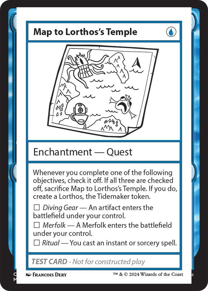 Map to Lorthos's Temple, Mystery Booster 2 Playtest Cards #563986