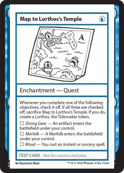 Map to Lorthos's Temple, Mystery Booster 2 Playtest Cards #563986