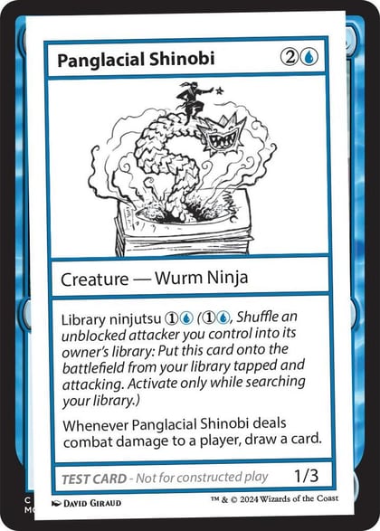 Panglacial Shinobi, Mystery Booster 2 Playtest Cards #563989