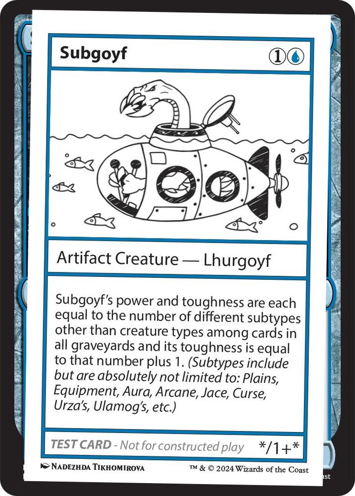 Subgoyf, Mystery Booster 2 Playtest Cards #563991