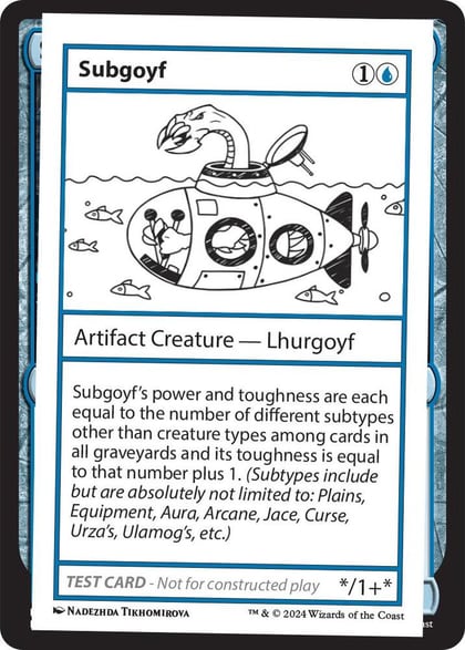 Subgoyf, Mystery Booster 2 Playtest Cards #563991