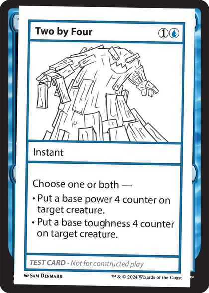 Two by Four, Mystery Booster 2 Playtest Cards #563993