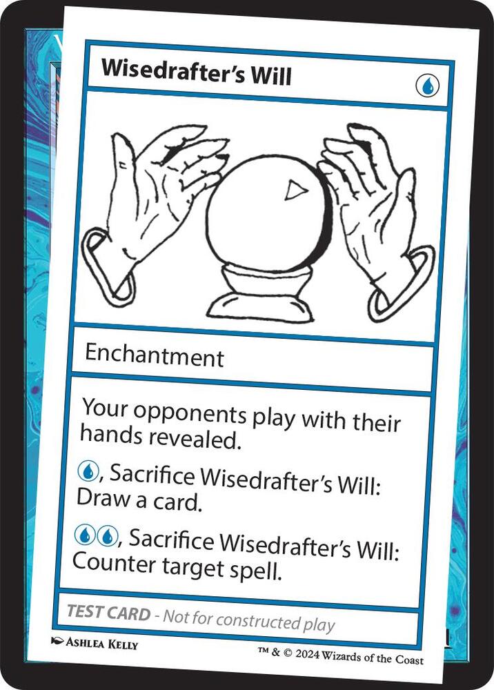 Wisedrafter's Will, Mystery Booster 2 Playtest Cards #563994