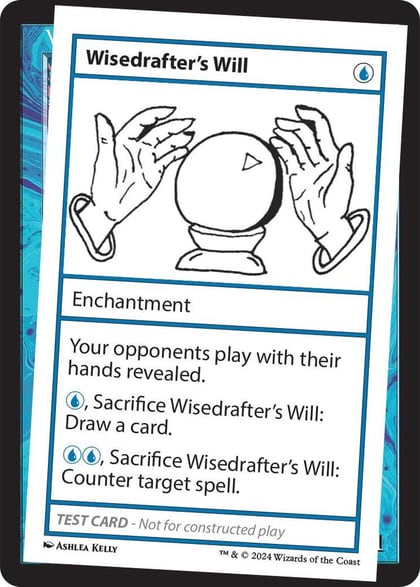 Wisedrafter's Will, Mystery Booster 2 Playtest Cards #563994