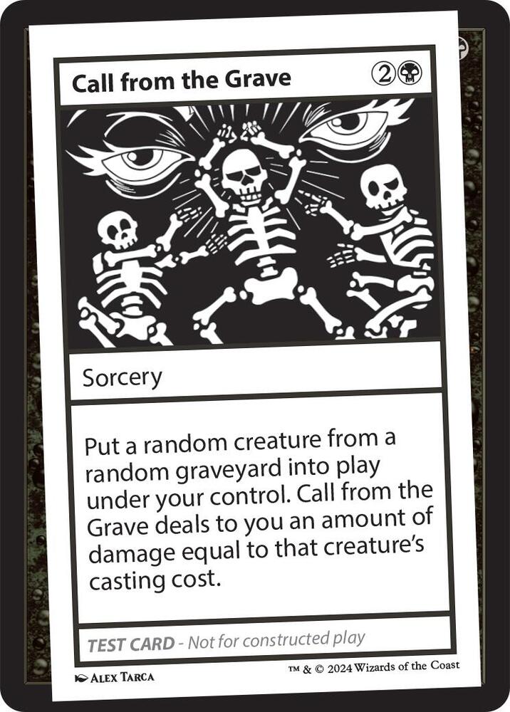 Call from the Grave, Mystery Booster 2 Playtest Cards #563996