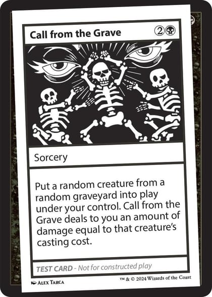 Call from the Grave, Mystery Booster 2 Playtest Cards #563996