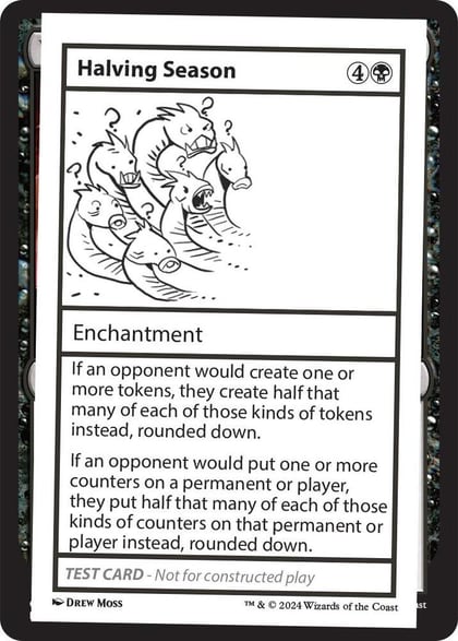 Halving Season, Mystery Booster 2 Playtest Cards #564000
