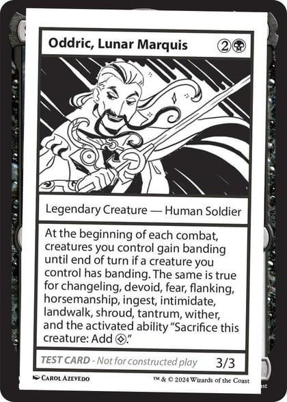 Oddric, Lunar Marquis, Mystery Booster 2 Playtest Cards #564005