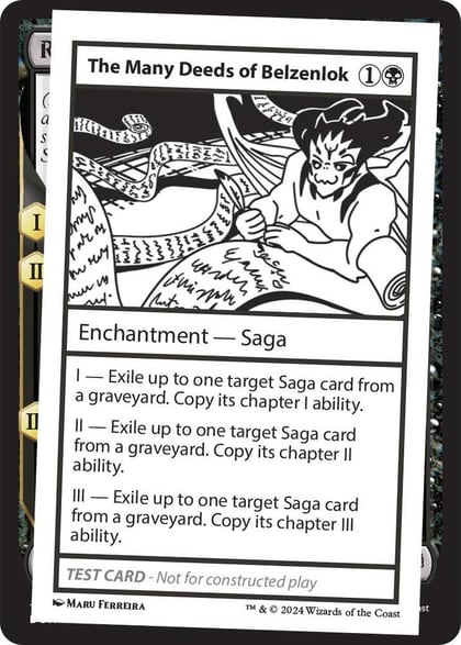 The Many Deeds of Belzenlok, Mystery Booster 2 Playtest Cards #564007