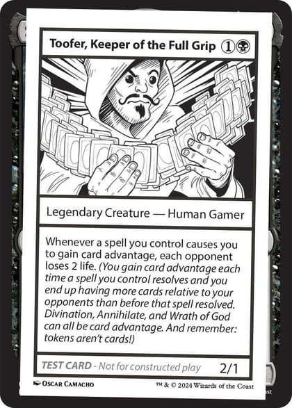 Toofer, Keeper of the Full Grip, Mystery Booster 2 Playtest Cards #564008