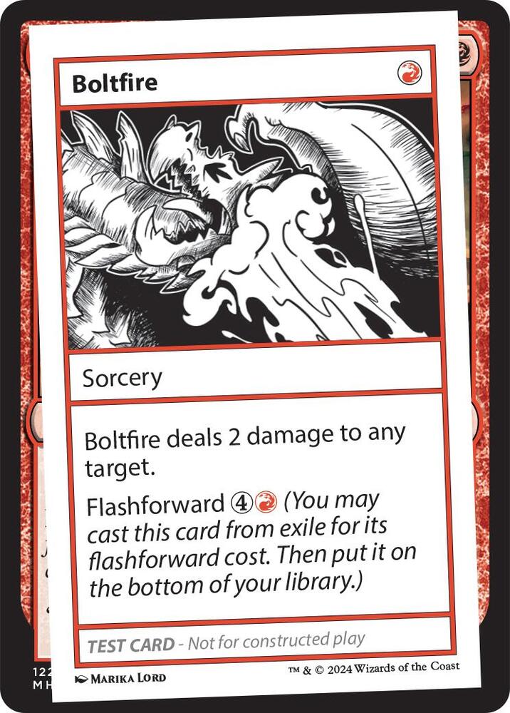 Boltfire, Mystery Booster 2 Playtest Cards #564012