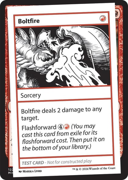 Boltfire, Mystery Booster 2 Playtest Cards #564012