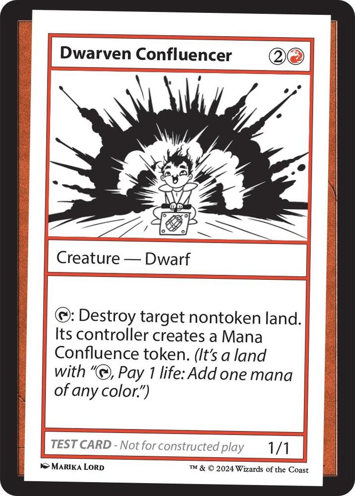 Dwarven Confluencer, Mystery Booster 2 Playtest Cards #564014