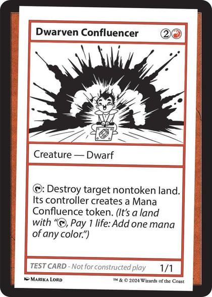 Dwarven Confluencer, Mystery Booster 2 Playtest Cards #564014