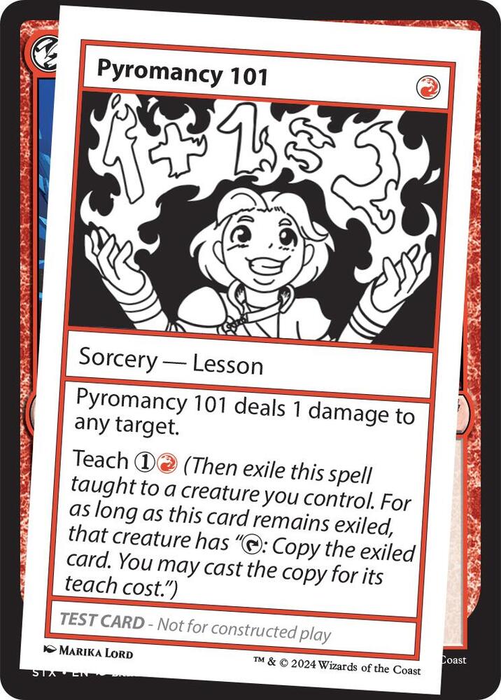 Pyromancy 101, Mystery Booster 2 Playtest Cards #564019