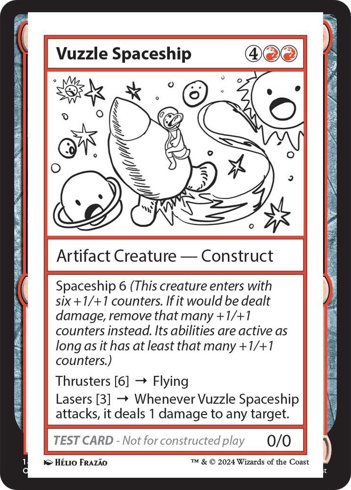 Vuzzle Spaceship, Mystery Booster 2 Playtest Cards #564022
