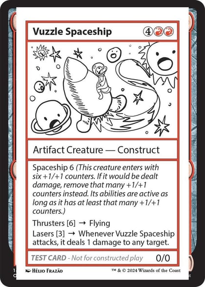 Vuzzle Spaceship, Mystery Booster 2 Playtest Cards #564022