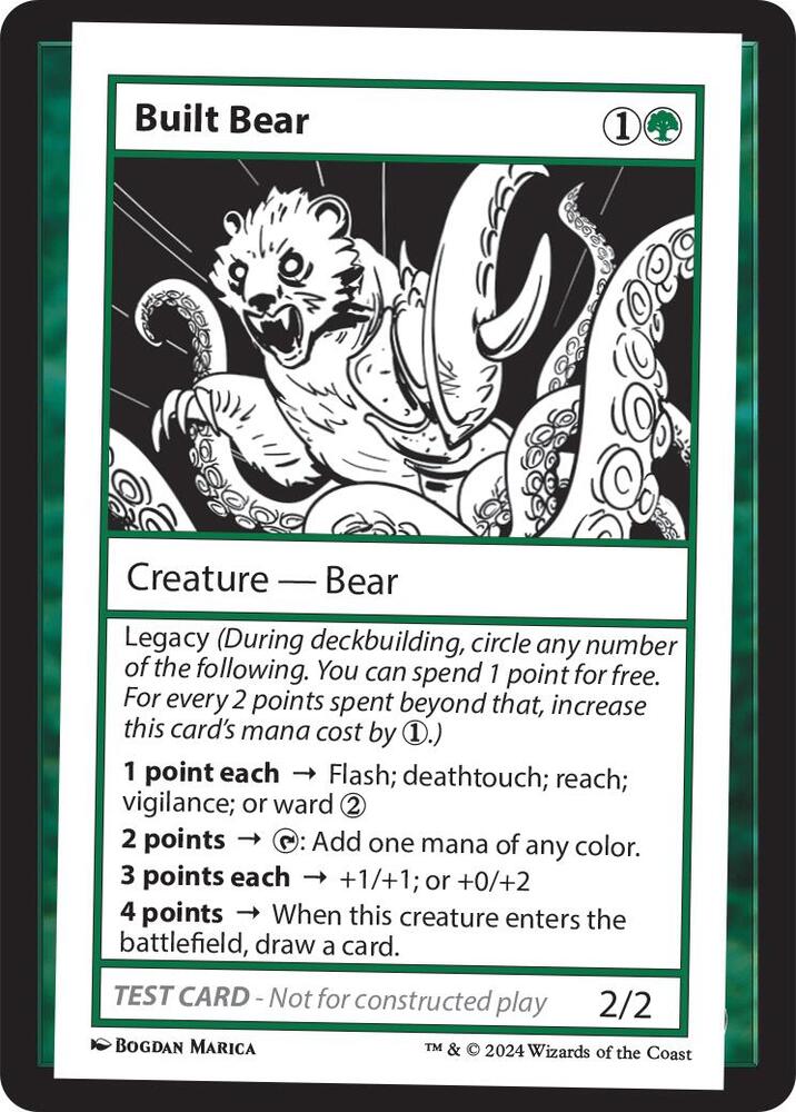Built Bear, Mystery Booster 2 Playtest Cards #564025