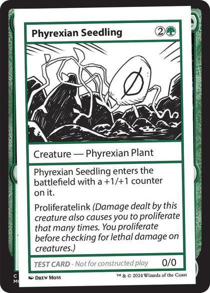 Phyrexian Seedling, Mystery Booster 2 Playtest Cards #564033