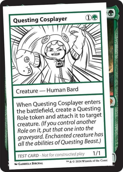 Questing Cosplayer, Mystery Booster 2 Playtest Cards #564035