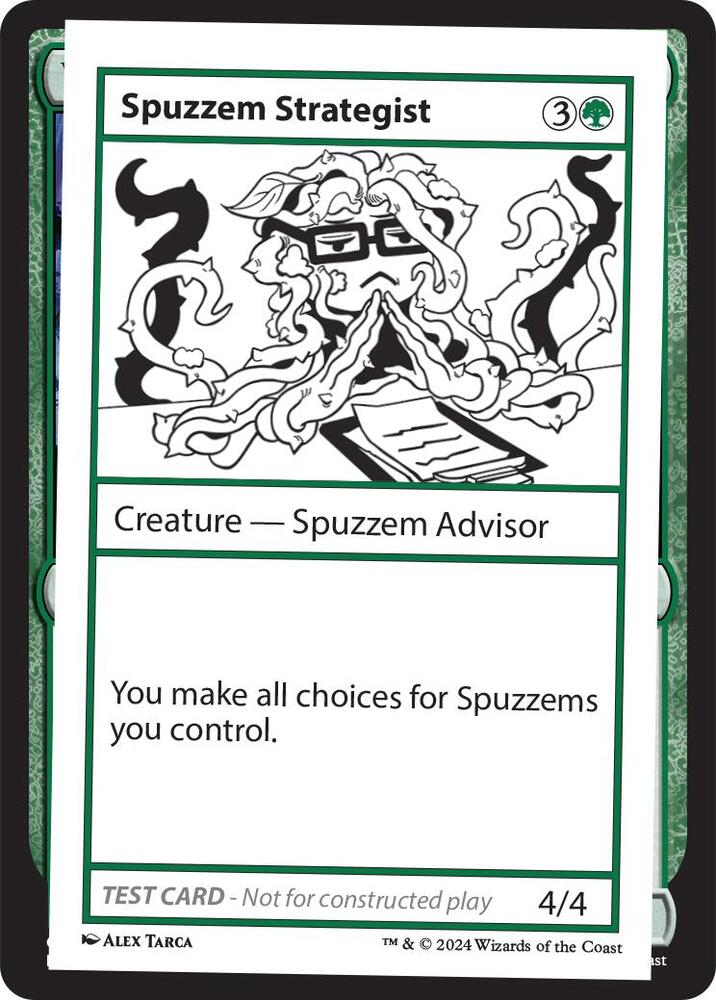 Spuzzem Strategist, Mystery Booster 2 Playtest Cards #564036