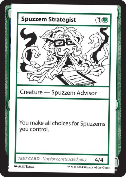 Spuzzem Strategist, Mystery Booster 2 Playtest Cards #564036