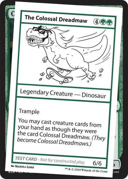 The Colossal Dreadmaw, Mystery Booster 2 Playtest Cards #564039