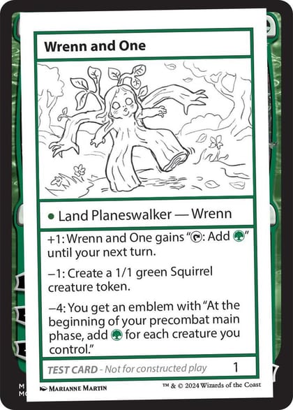 Wrenn and One, Mystery Booster 2 Playtest Cards #564041