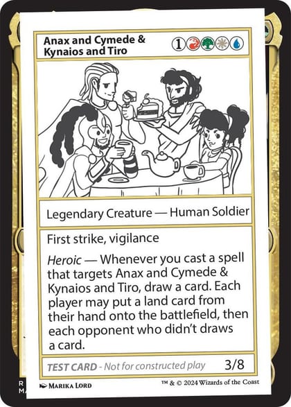 Anax and Cymede & Kynaios and Tiro, Mystery Booster 2 Playtest Cards #564042