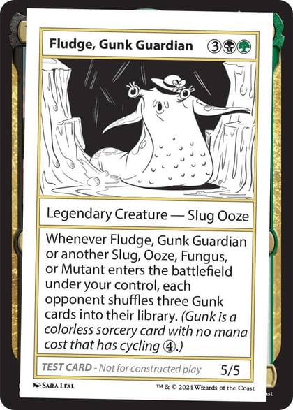 Fludge, Gunk Guardian, Mystery Booster 2 Playtest Cards #564046