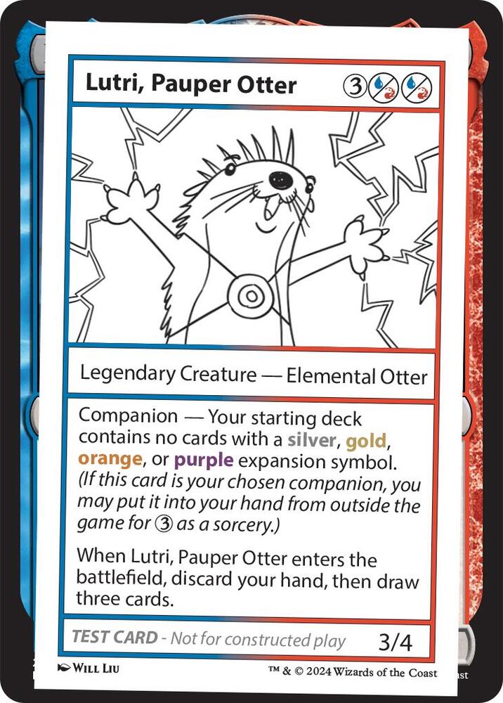 Lutri, Pauper Otter, Mystery Booster 2 Playtest Cards #564048