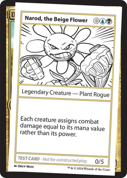 Narod, the Beige Flower, Mystery Booster 2 Playtest Cards #564050