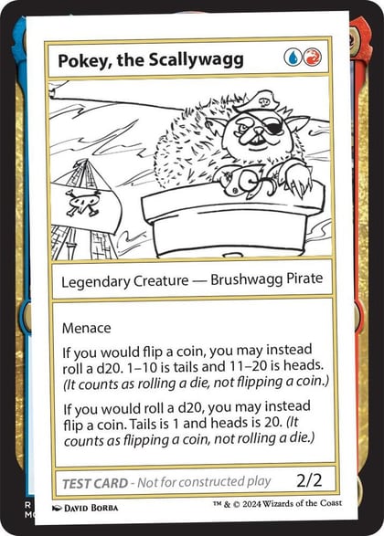 Pokey, the Scallywagg, Mystery Booster 2 Playtest Cards #564051