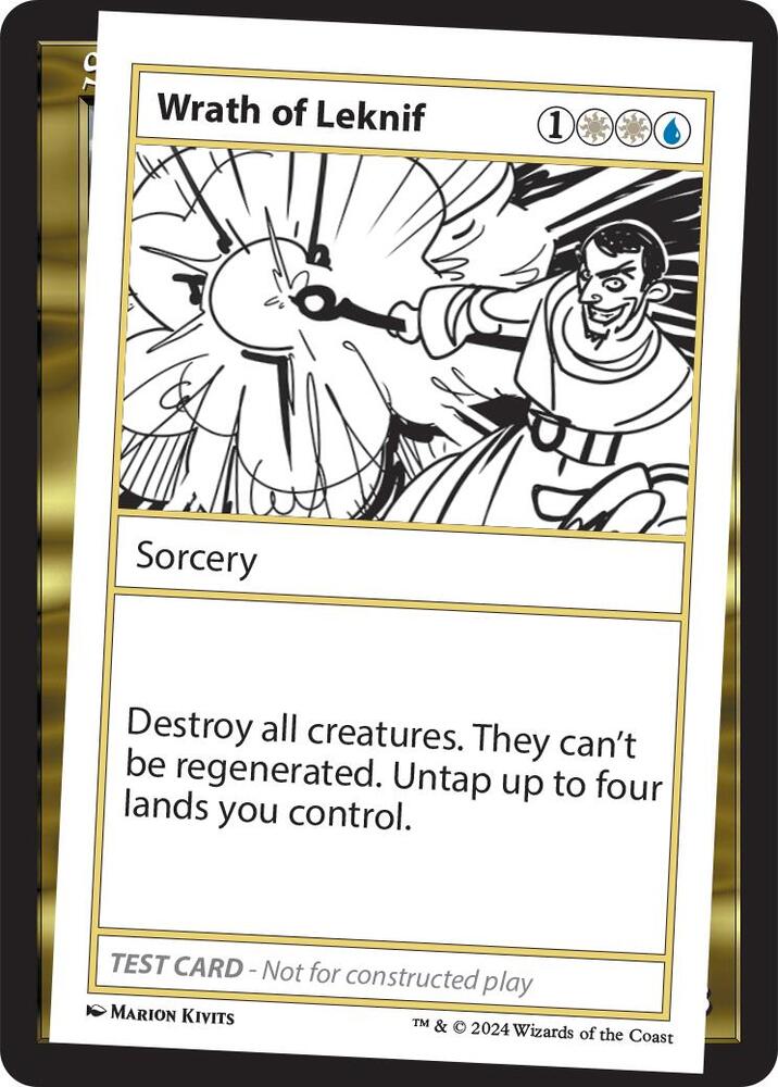 Wrath of Leknif, Mystery Booster 2 Playtest Cards #564056