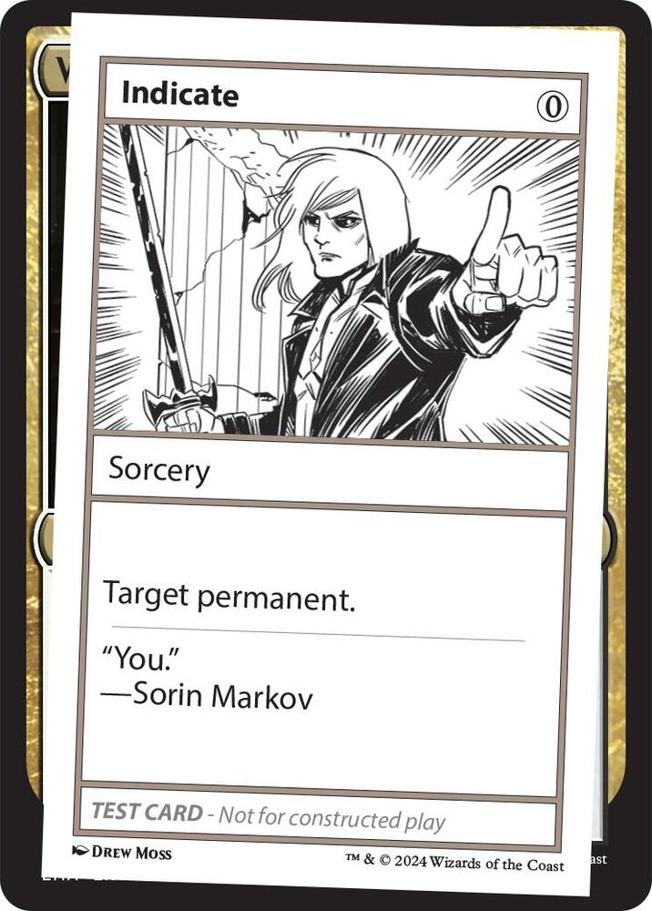 Indicate, Mystery Booster 2 Playtest Cards #564057
