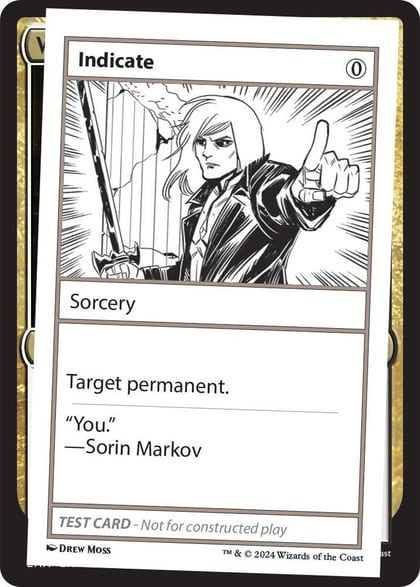 Indicate, Mystery Booster 2 Playtest Cards #564057