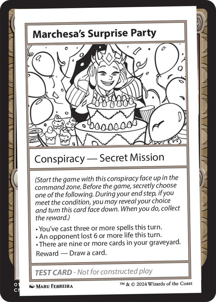 Marchesa's Surprise Party, Mystery Booster 2 Playtest Cards #564058