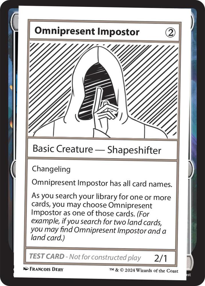 Omnipresent Impostor, Mystery Booster 2 Playtest Cards #564059