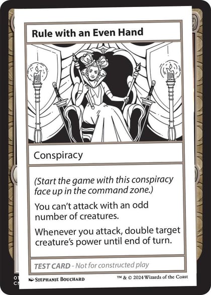 Rule with an Even Hand, Mystery Booster 2 Playtest Cards #564060