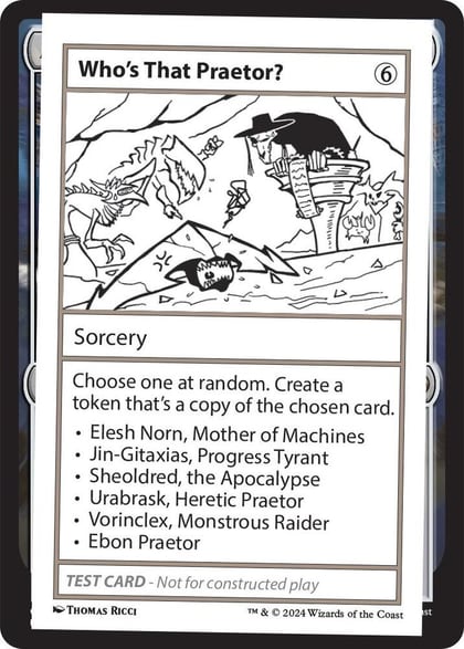 Who's That Praetor?, Mystery Booster 2 Playtest Cards #564061