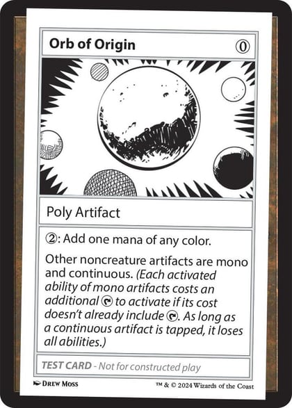Orb of Origin, Mystery Booster 2 Playtest Cards #564064