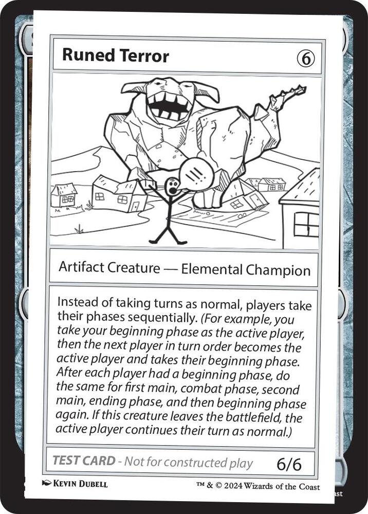 Runed Terror, Mystery Booster 2 Playtest Cards #564065