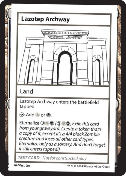 Lazotep Archway, Mystery Booster 2 Playtest Cards #564067