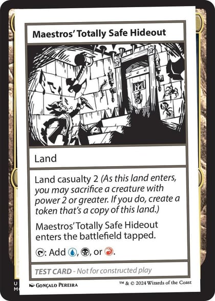 Maestros' Totally Safe Hideout, Mystery Booster 2 Playtest Cards #564069