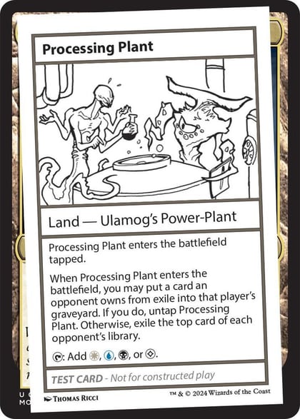 Processing Plant, Mystery Booster 2 Playtest Cards #564071