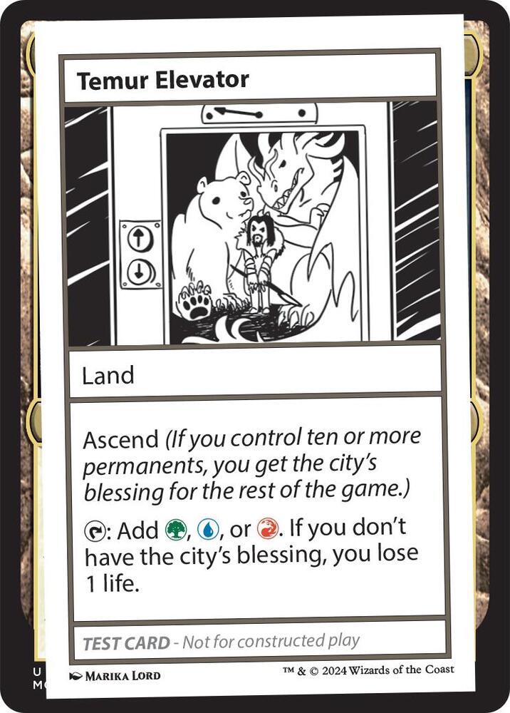 Temur Elevator, Mystery Booster 2 Playtest Cards #564073
