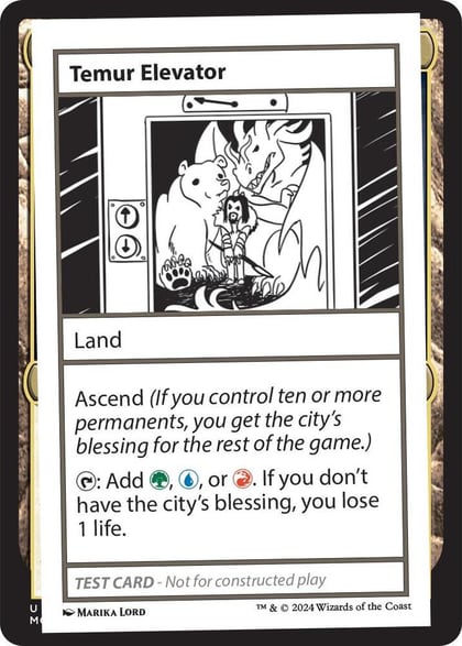 Temur Elevator, Mystery Booster 2 Playtest Cards #564073